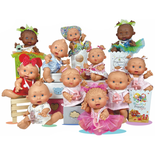 Ванильный Пупс Nines d`Onil Испанская Кукла в Стакане Pepote Mini 21 см  Nines d'Onil