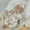 Коллекционная Силиконовая Кукла Реборн Анатомическая Новорождённая Девочка Пупс Симона (Виниловая Кукла) 50 см