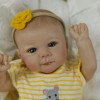 Коллекционная Силиконовая Кукла Реборн Reborn Новорождённый Пупс Девочка Младенец Джульетта (Виниловая Кукла) Высота 42 см