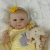 Коллекционная Силиконовая Кукла Реборн Reborn Новорождённый Пупс Девочка Младенец Джульетта (Виниловая Кукла) Высота 42 см