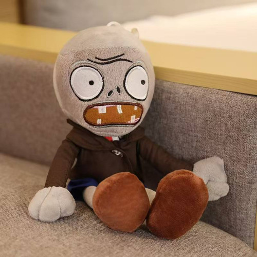 Мягкая Игрушка Plants vs Zombies Большой Зомби Серый 50 см Растения Против Зомби Plants vs Zombies