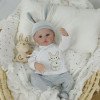 Силиконовая Коллекционная Кукла Реборн Reborn Анатомический Новорожденный Мальчик Пупс Стюарт (Виниловая Кукла) Высота 45 см
