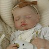 Коллекционная Силиконовая Кукла Реборн Reborn Новорожденная Девочка Пупс Младенец Розали (Виниловая Кукла) Высота 50 см