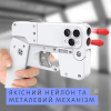 Складной Игрушечный Нейлоновый Бластер Трансформер Телефон Пистолет Айфон ТОП Комплект Ivory