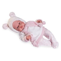 Испанская Кукла Antonio Juan Виниловый Пупс Новорожденная Девочка с Механизмом BabyDoo с Ушками 50 см 