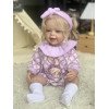 Коллекционная Силиконовая Кукла Реборн Reborn Девочка Пупс с Волосами Натали (Виниловая Кукла) Высота 55 см