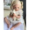 Силиконовая Коллекционная Кукла Реборн Reborn Девочка Николь (Виниловая Кукла) Высота 50 см