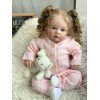 Силиконовая Коллекционная Кукла Реборн Reborn с Волосами Девочка Саманта (Виниловая Кукла) Высота 60 см