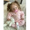 Силиконовая Коллекционная Кукла Реборн Reborn с Волосами Девочка Саманта (Виниловая Кукла) Высота 60 см