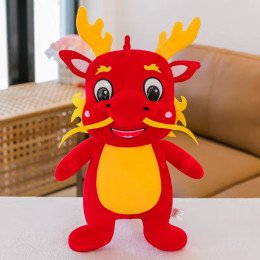 Плюшевая Коллекционная Игрушка Динозавр Мягкий 40 см Красный Combuy