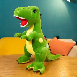 Большая Мягкая Игрушка Коллекционный Плюшевый Динозавр 60 см Зеленый Combuy