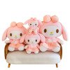 Мягкая Аниме Игрушка Плюшевая Куроми My Melody с Бантиком в Розовом Платье Hello Kitty 30 см