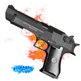 Игрушечный Пистолет на Орбизах Desert Eagle Нейлоновый Гель Бластер 2 Режима с Функцией BlowBack BB для Детей и Взрослых BB