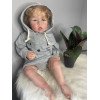 Силиконовая Коллекционная Кукла Реборн Reborn Мальчик Лиам ( Виниловая Кукла ) Высота 50 см