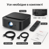 Портативный WiFi Мини LED Проектор Android 13.0 с Динамиком + Bluetooth 2 Режима + Screen Mirroring FULL HD 1080Р Cheerlux E2-C