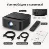 Портативний WiFi Міні LED Проектор Android 13.0 з Динаміком + Bluetooth 2 Режими + Screen Mirroring FULL HD 1080Р Cheerlux E2-C