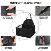 Большая Складная Автопереноска Каркасная на 12 Трубок Для Мелких и Средних Пород Собак в Машину Zmaker 48X39X27 см Черная