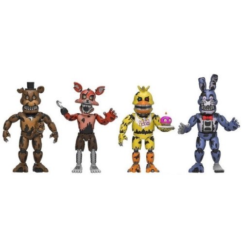 Набор Фигурок Статуеток Five Nights at Freddy’s FNAF Фредди Фокси Чика Бонни Коллекционные Игрушки Аниматроники в Подарочной Упаковке Five Nights at Freddy’s