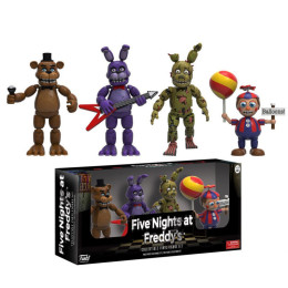 Колекція Фігурок Five Nights at Freddy’s Фредді Бонні Спрінгтрап Балун Бой Набір Фредді з 4 Персонажів в Подарунковій Упаковці Five Nights at Freddy’s
