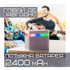 Беспроводная Детская Караоке Система K13 Портативная Bluetooth Колонка с 2 Микрофонами + LED Подсветка + Функция Изменения Голоса Розовая