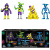 Колекційний Набір Фігурок Статуеток Фнаф Фредді 4 Персонажі Five Nights at Freddy’s Blacklight – Фредді Скелетон Чіка і Фоксі в Подарунковій Упаковці