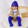 Силиконовая Коллекционная Кукла Реборн Reborn Девочка Фиби (Виниловая Кукла) Высота 60 см