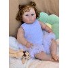 Силиконовая Коллекционная Кукла Реборн Reborn Девочка Пупс Пеппа (Виниловая Кукла) Высота 60 см