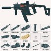 Электрический Пистолет Пулемёт На Орбизах LH Kriss Vector V2 на Аккумуляторе Автомат Премиум Качества с Мощной Батареей + Топ Комплектация и 3 Режима Подачи Шариков