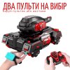 Радіокерований Танк Stunt Car з Пультом і Браслетом для Дітей з Кульками Орбіз Підсвічуванням і Музикою Іграшка для Хлопчиків і Дівчаток Всюдихід на Акумуляторі Червоний