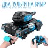 Дитячий Танк на Радіоуправлінні Stunt Car із Запуском Орбізів Управління Жестами та Пультом + Світло Музика та LED Підсвічування Іграшка для Хлопчиків та Дівчаток для Дому та Вулиці Синій