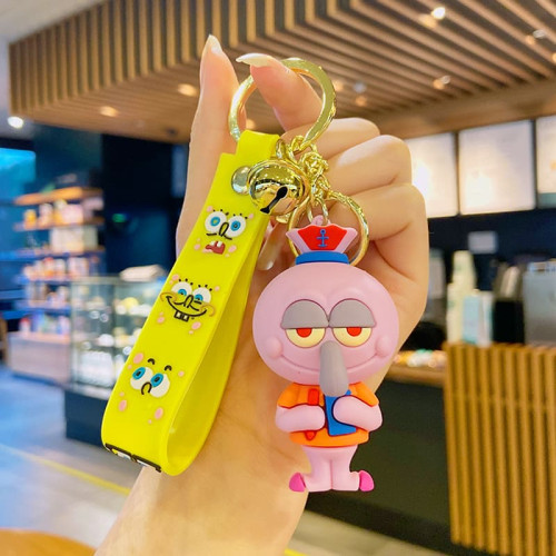 Брелок Сквидвард Губка Боб для Фанатов на Ключи Рюкзак Сумку в Подарок Nickelodeon