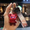 Брелок на Ключі Ведмедик KAWS Streetwear Сувенір для Фанатів на Сумку в Подарунок Другу Фіолетовий