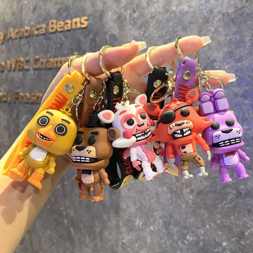 Брелок Фредді Фазбер П'ять Ночей з Фредді Сувенір Аніматронік FNAF на Рюкзак Сумку Ключі на Подарунок Фанатам Five Nights at Freddy’s