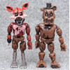 Коллекционный Набор Фигурок FNAF (Five Nights at Freddy’s) — 6 Шарнирных Аниматроников 15 см: Фредди, Бонни, Фокси, Чика, Мангл и Марионетка | Игровой Набор 5 Ночей с Фредди