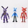 Коллекционный Набор Фигурок FNAF (Five Nights at Freddy’s) Гиганты — 6 Светящихся Шарнирных Аниматроников 20 см: Фредди, Фокси, Бонни, Чика, Спрингтрап и Офицер Бонни | Игровой Набор «Пять Ночей с Фредди»
