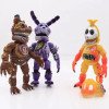 Коллекционный Набор Фигурок FNAF (Five Nights at Freddy’s) Гиганты — 6 Светящихся Шарнирных Аниматроников 20 см: Фредди, Фокси, Бонни, Чика, Спрингтрап и Офицер Бонни | Игровой Набор «Пять Ночей с Фредди»