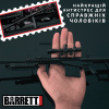 Миниатюрная Металлическая Коллекционная Модель-Сувенир Винтовка Барретт Goat Guns Barrett 82A1 Black С Полной Разборкой, Подвижными Деталями И Фирменным Комплектом Для Сборки Черная