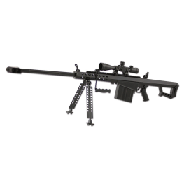 Мініатюрна Металева Колекційна Модель-Сувенір Гвинтівка Барретт Goat Guns Barrett 82A1 Black З Повним Розбиранням, Рухливими Деталями І Фірмовим Комплектом Для Збірки Чорна Alloy Empire
