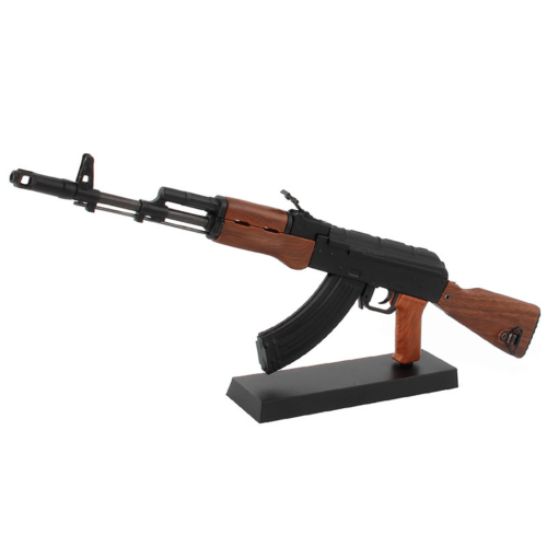 Мініатюрна Металева Колекційна Модель-Сувенір Автомат Калашникова Goat Guns AK-47 1:6 З Повним Розбиранням, Рухливими Деталями І Фірмовим Комплектом Для Збірки Чорний Alloy Empire