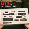 Мініатюрна Металева Колекційна Модель-Сувенір Автомат Калашникова Goat Guns AK-47 1:6 З Повним Розбиранням, Рухливими Деталями І Фірмовим Комплектом Для Збірки Чорний
