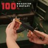 Мініатюрна Металева Колекційна Модель-Сувенір Автомат Калашникова Goat Guns AK-47 1:6 З Повним Розбиранням, Рухливими Деталями І Фірмовим Комплектом Для Збірки Чорний