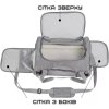 Сумка Переноска Для Кота Складная Сумка Для Домашних Животных с Прозрачными Стенками и Креплениями До 4 кг Серая
