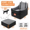 Автокресло-Лежанка 2в1 NEWPET Premium Для Собак Малых И Средних Пород В Автомобиль С Ремнем Крепления Карабином И Ортопедической Основой 47х47х45 См