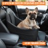 Автомобильное Кресло 2в1 NEWPET Premium Для Перевозки Собак Малых И Средних Пород С Фиксацией Ремнем Безопасности Карабином И Комфортной Анатомической Базой 47х47х45 См