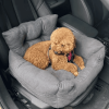 Автомобильное Кресло-переноска для Собак и Кошек NEWPET 2в1 — Премиум Лежанка в Машину с Прочной Фиксацией Ремнями, Страховочным Карабином и Мягкой Ортопедической Подушкой для Мелких и Средних Пород Собак