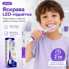 Звуковая Детская Электрическая Зубная Щётка Seago SG977 с LED-подсветкой Фиолетовая