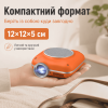 Портативный WIFI Мини LED Проектор для Дома Cheerlux C1 на Системе Android 11.0 2600 Люмен + Bluetooth 5.1 Домашний Кинозал с Динамиком в Кармане Оранжевый