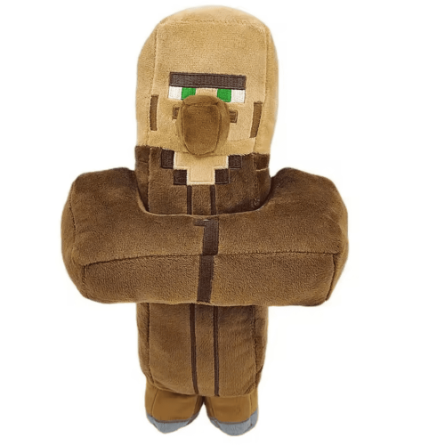 Плюшевая Коллекционная Игрушка из Майнкрафт Сельский Житель (Villager) Minecraft Мягкий Персонаж для Фанатов 30 см Minecraft
