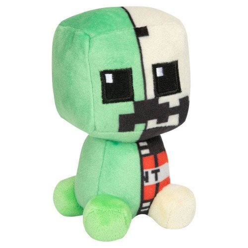 Плюшевая Игрушка Крипер TNT Minecraft — Коллекционный Мягкий Персонаж Creeper TNT из Популярной Игры Майнкрафт 18 см Minecraft