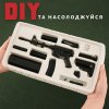 Металева Штурмова Гвинтівка AR-18 GoatGuns 1:3 Black Мініатюрна Деталізована Сувенірна Модель з Повним Розбиранням і Робочим Затвором на Подарунок